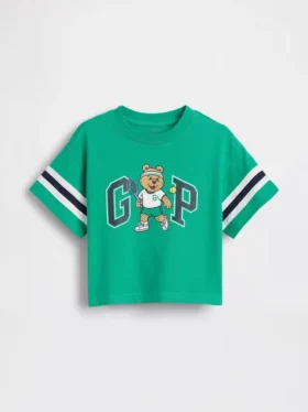 Camiseta oversize para bebés y niños con logotipo gráfico de Brannan Bear Varsity