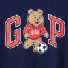 Camiseta oversize para bebés y niños con logotipo gráfico de Brannan Bear Varsity
