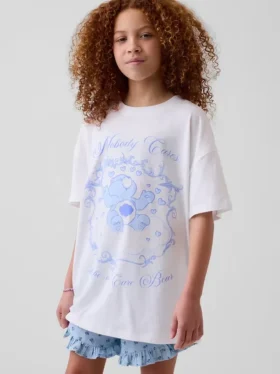 Camiseta oversize para niños de los Care Bears