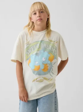 Camiseta oversize para niños de los Care Bears