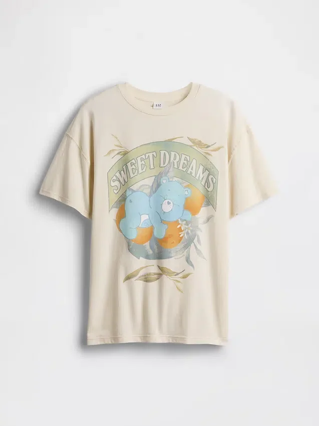 Camiseta oversize para niños de los Care Bears
