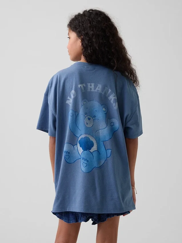 Camiseta oversize para niños de los Care Bears