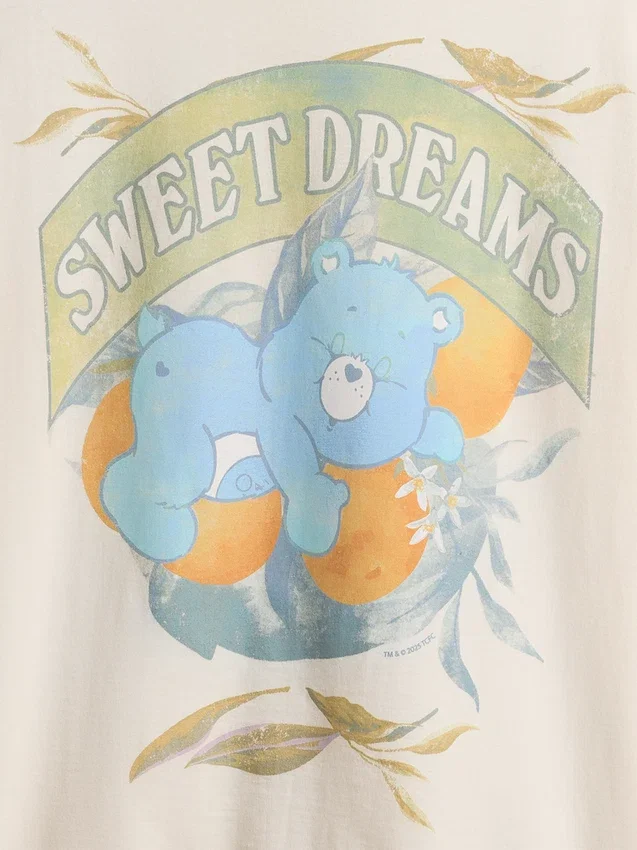 Camiseta oversize para niños de los Care Bears