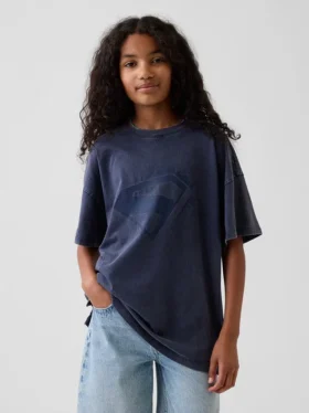 Camiseta oversize «Supergirl» para niños
