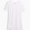 Camiseta premamá moderna de cuello redondo