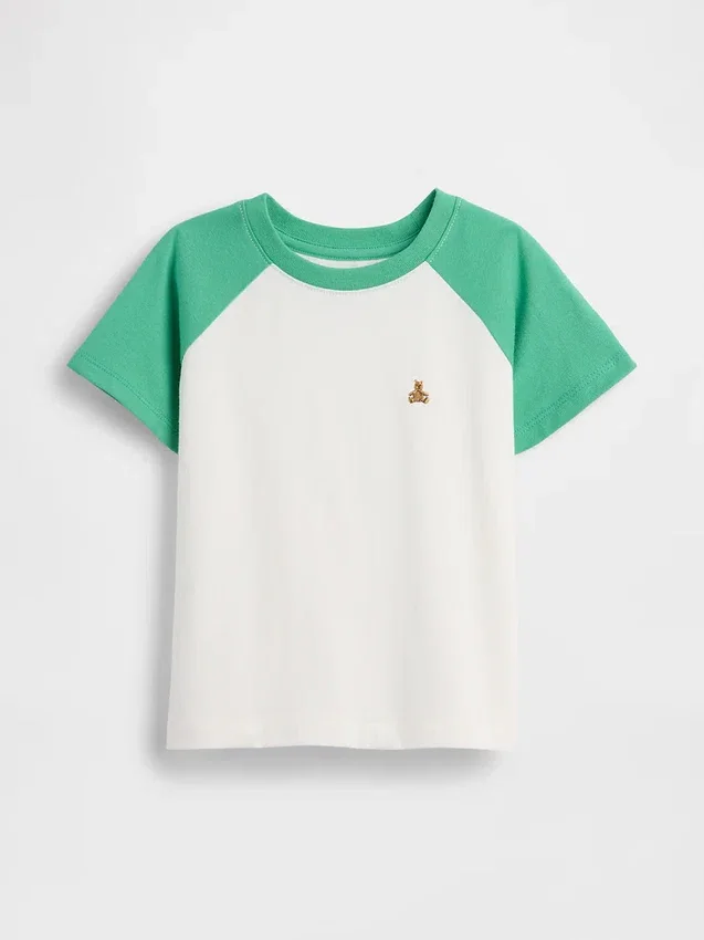 Camiseta raglán combinable para bebés y niños pequeños