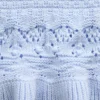 Camiseta sin mangas con bordes festoneados de ganchillo para bebés y niños