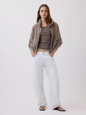Camiseta sin mangas con cuello redondeado acanalado