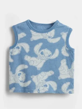 Camiseta sin mangas con estampado de Lilo & Stitch para bebés y niños
