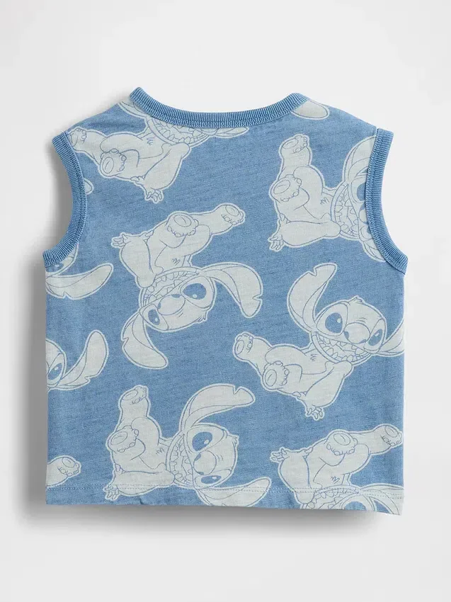Camiseta sin mangas con estampado de Lilo & Stitch para bebés y niños