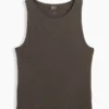 Camiseta sin mangas corta de jersey