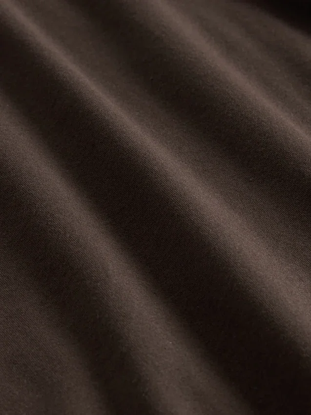 Camiseta sin mangas corta de punto tupido con cuello barco