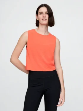 Camiseta sin mangas corta GapFit Breathe