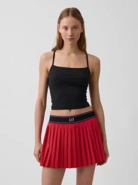 Camiseta sin mangas corta GapFit Smooth con espalda nadadora