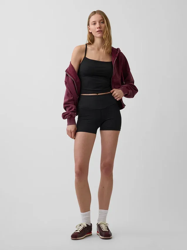 Camiseta sin mangas corta GapFit Smooth con espalda nadadora
