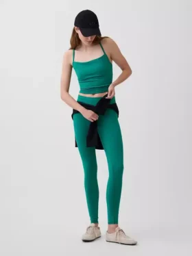 Camiseta sin mangas corta GapFit Smooth con espalda nadadora