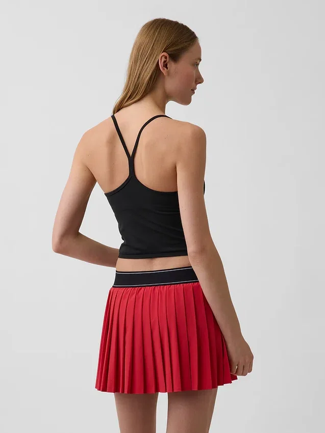 Camiseta sin mangas corta GapFit Smooth con espalda nadadora