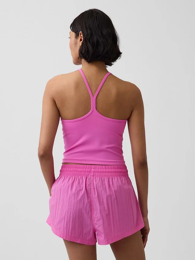 Camiseta sin mangas corta GapFit Smooth con espalda nadadora