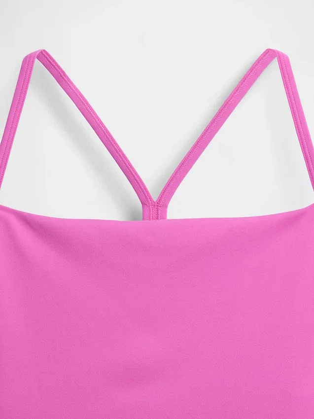 Camiseta sin mangas corta GapFit Smooth con espalda nadadora