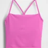 Camiseta sin mangas corta GapFit Smooth con espalda nadadora