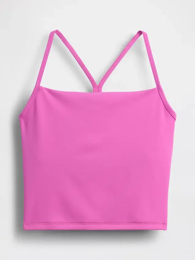 Camiseta sin mangas corta GapFit Smooth con espalda nadadora