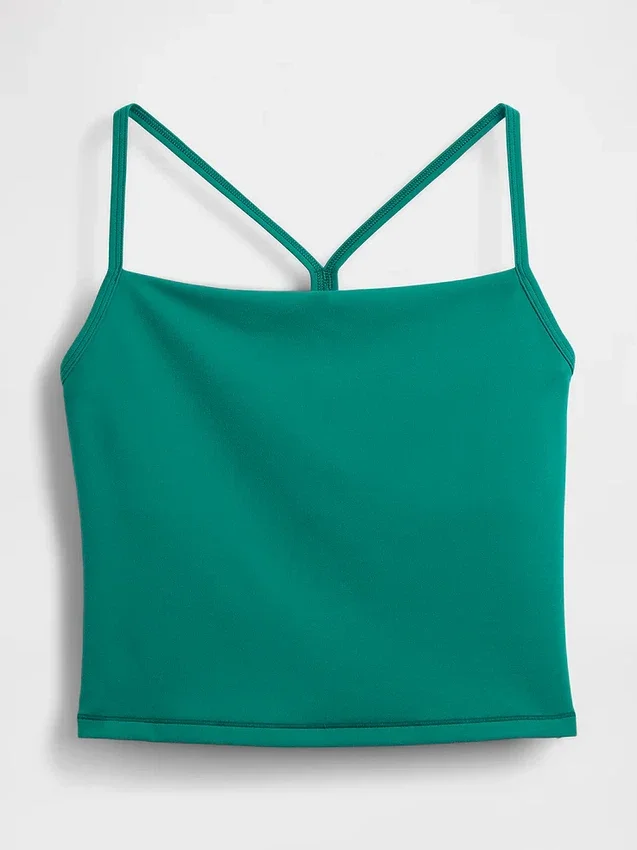 Camiseta sin mangas corta GapFit Smooth con espalda nadadora