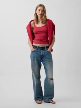 Camiseta sin mangas corta moderna