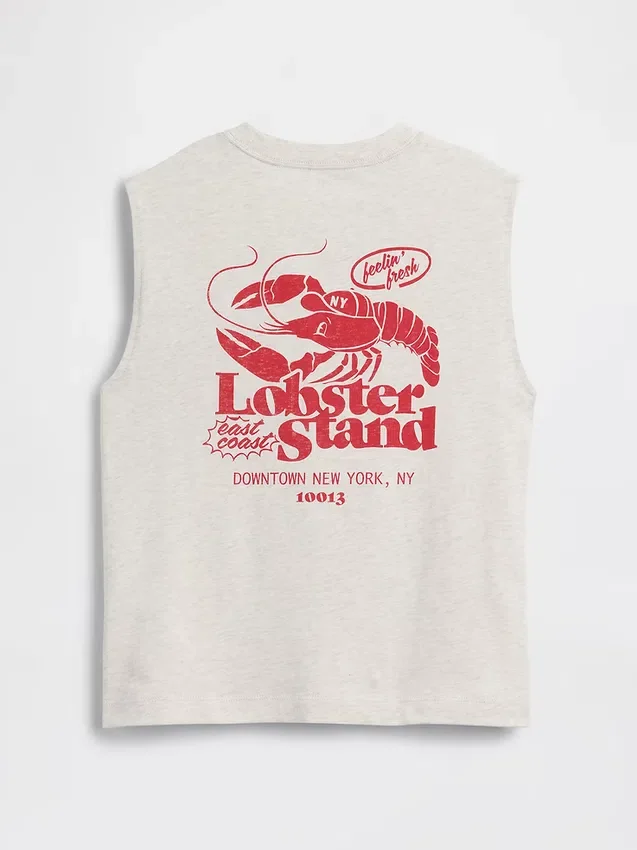 Camiseta sin mangas de algodón grueso para niños