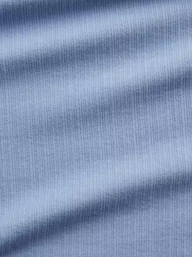 Camiseta sin mangas de canalé multicolor