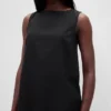 Camiseta sin mangas de mezcla de lino