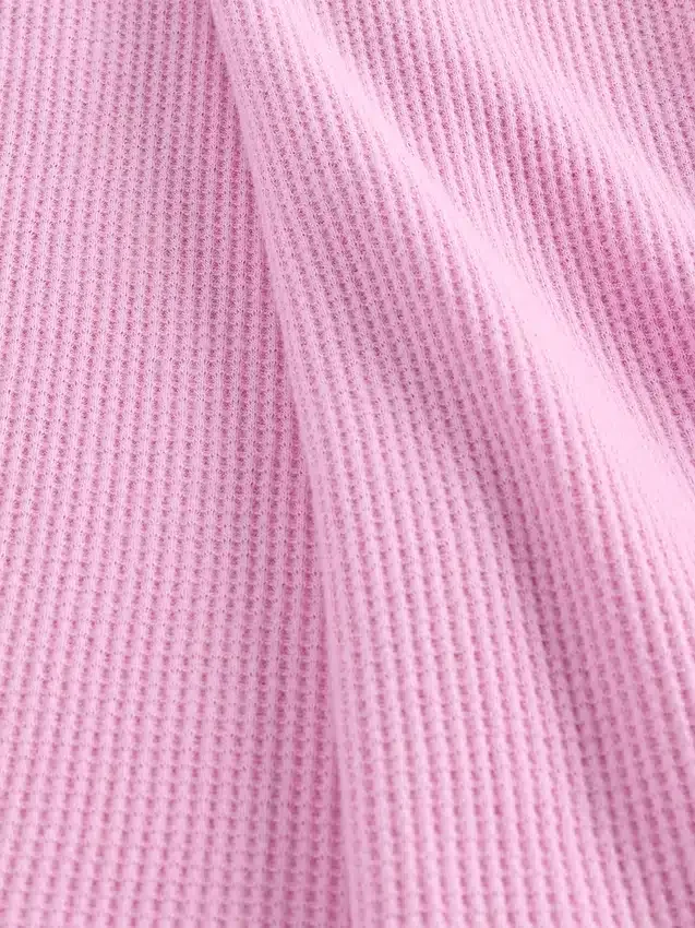 Camiseta sin mangas de pijama con tejido de gofre