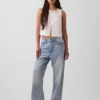 Camiseta sin mangas de popelín con pliegues