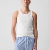 Camiseta sin mangas de punto acanalado (pack de 2)