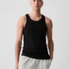 Camiseta sin mangas de punto acanalado (pack de 2)