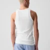 Camiseta sin mangas de punto acanalado (pack de 2)