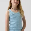 Camiseta sin mangas de punto acanalado para niño