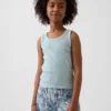 Camiseta sin mangas de punto acanalado para niño