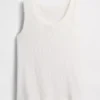 Camiseta sin mangas de punto acanalado para niño