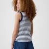 Camiseta sin mangas de punto acanalado para niño