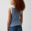 Camiseta sin mangas de punto acanalado para niño