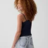Camiseta sin mangas de punto acanalado «pointelle» para niño