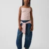 Camiseta sin mangas de punto acanalado «pointelle» para niño