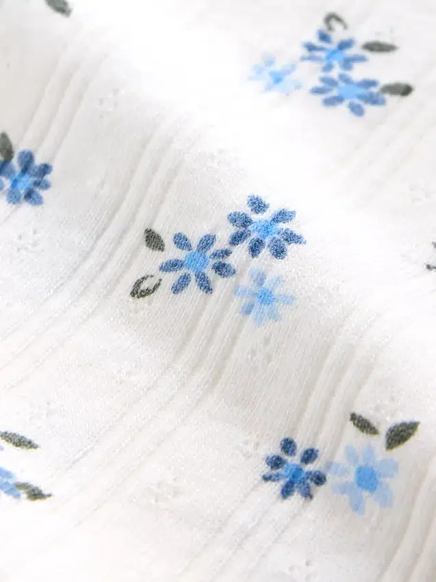 Camiseta sin mangas de punto acanalado «pointelle» para niño