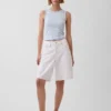 Camiseta sin mangas de punto pointelle a cuadros vichy