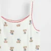Camiseta sin mangas de punto pointelle «Brannan Bear» para bebés y niños
