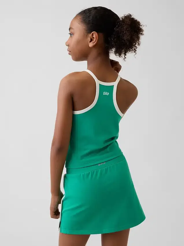 Camiseta sin mangas deportiva con espalda nadadora para niños