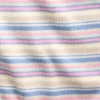 Camiseta sin mangas infantil de cuello cuadrado con canalé