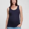Camiseta sin mangas moderna de premamá