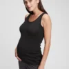 Camiseta sin mangas moderna de premamá