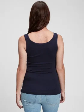 Camiseta sin mangas moderna de premamá